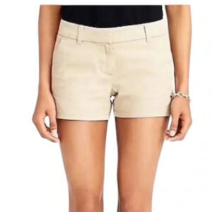 J. CREW. | Women’s Chino Broken In Cotton Khaki Shorts Size 6